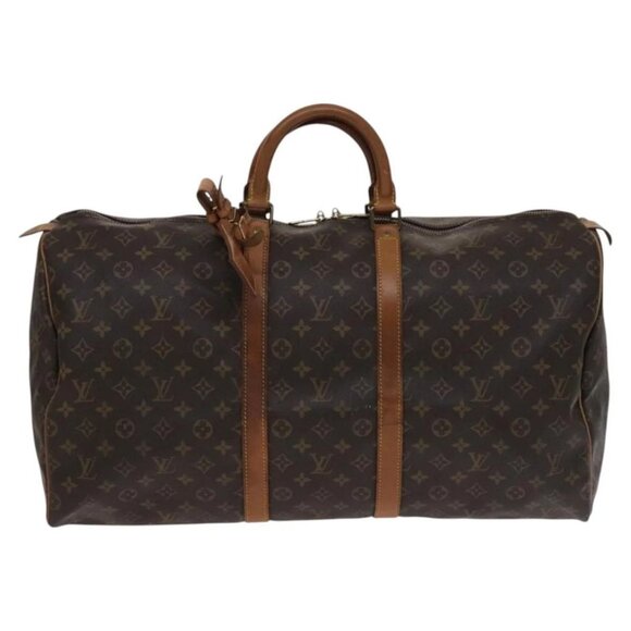 LOUIS VUITTON Monogram Keepall 55 Boston Bag - Picture 10 of 16